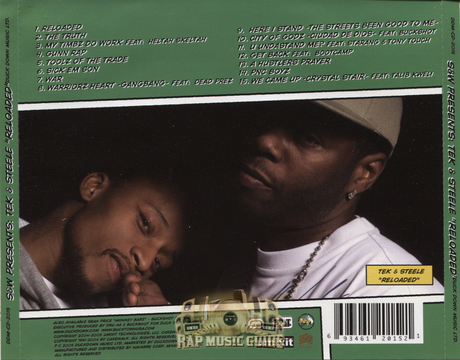 Smif-N-Wessun - Tek & Steele: Reloaded: CD | Rap Music Guide